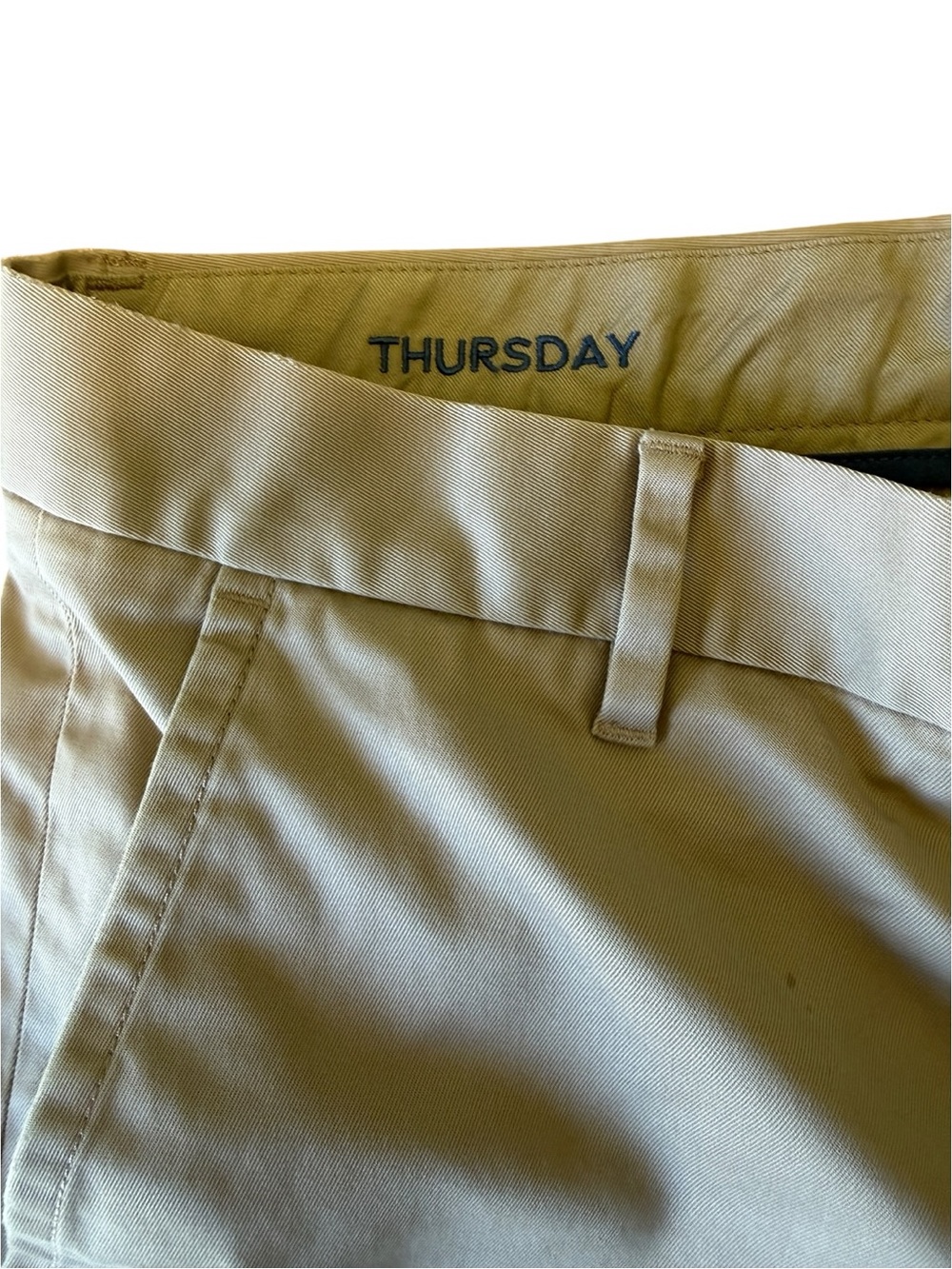 Bonobos Thursday Slim Beige Tan Chino Pants Men's sz 33x32(read) - Picture 3 of 11